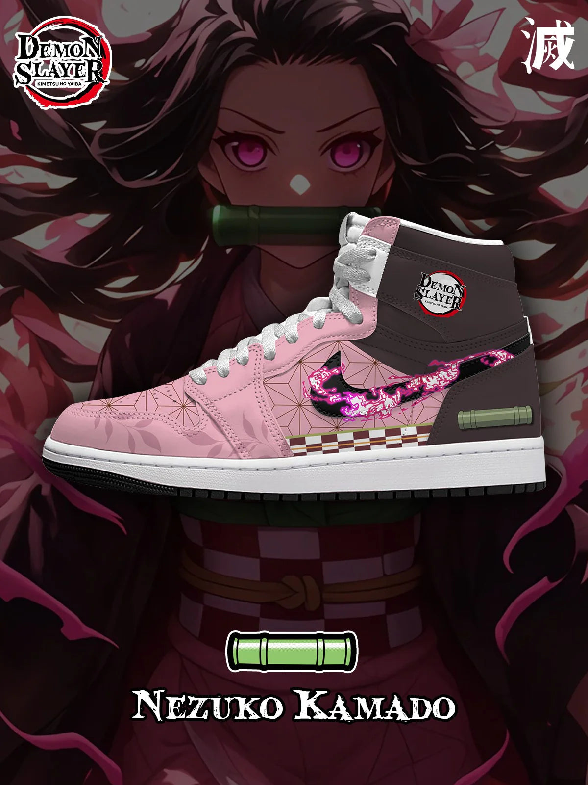 Nezuko (Adult and kids size available) Limited Edition Design Shoes J1