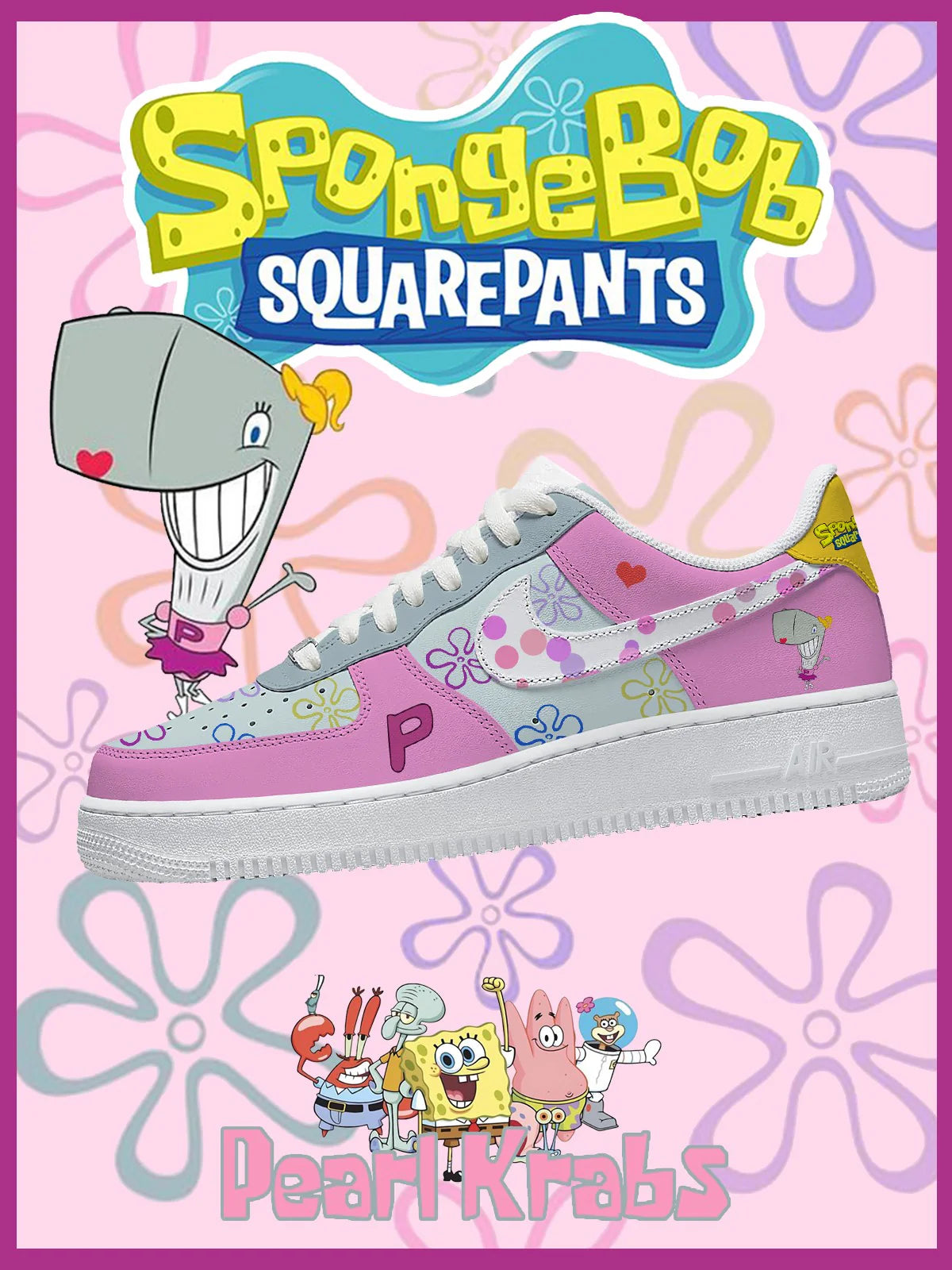 Pearl Krabs limited edition Design Shoes F1
