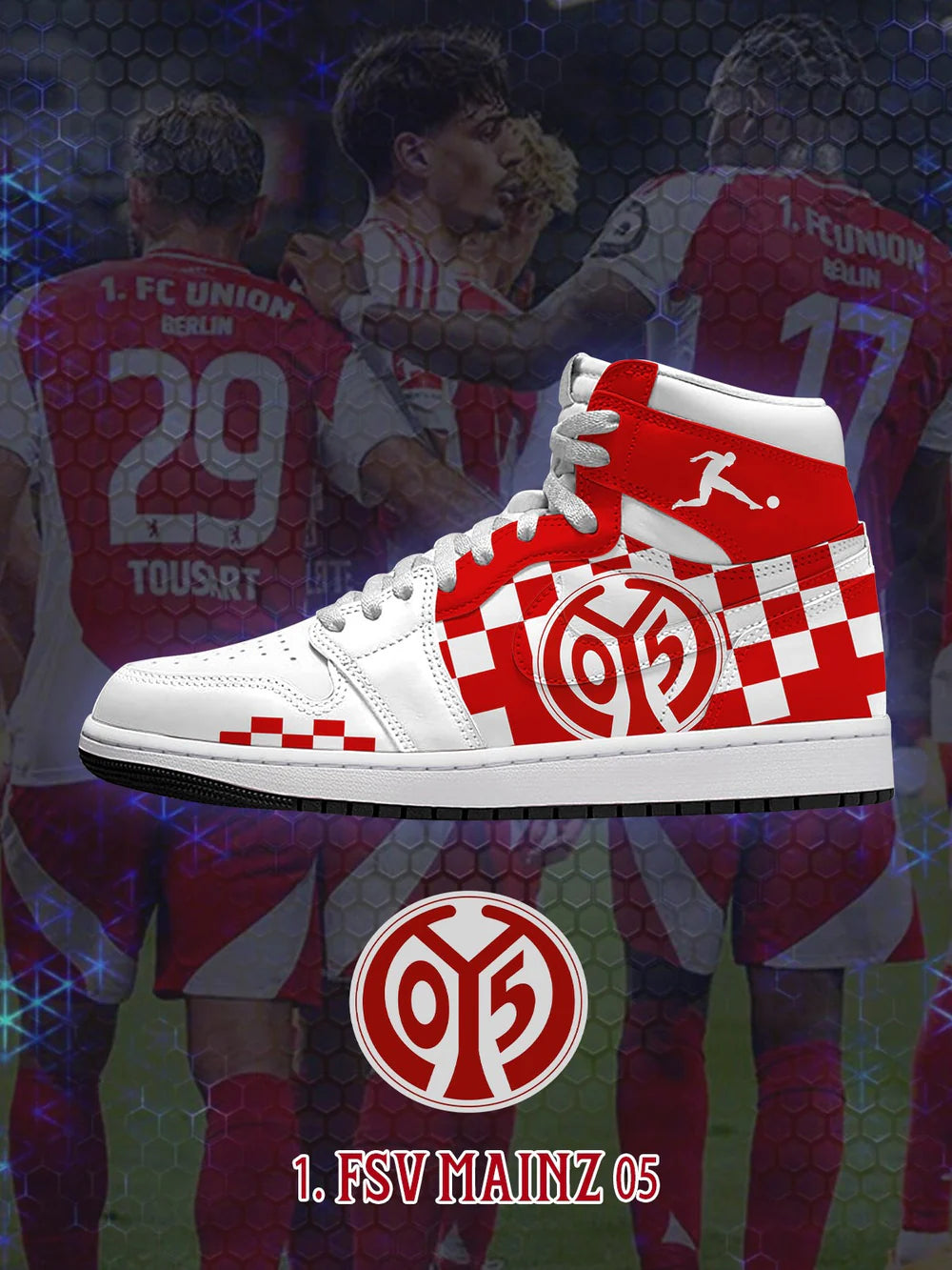 Mainz (Adult and kids size available) Limited Edition Design Shoes J1