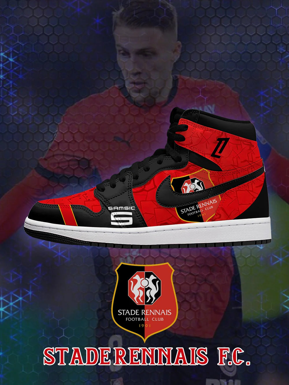 Rennes (Adult and kids size available) Limited Edition Design Shoes J1