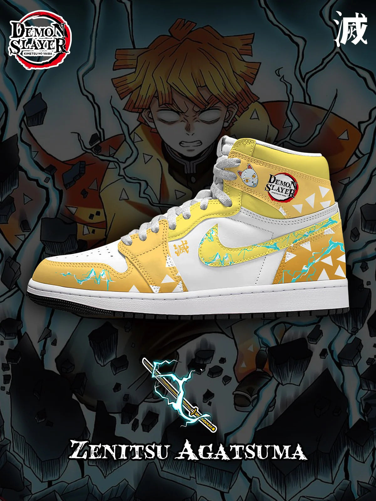 Zenitsu Agatsuma Design Shoes J1