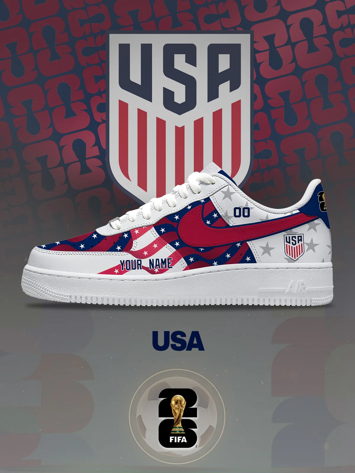 World Cup 2026 USA Design Shoes F1