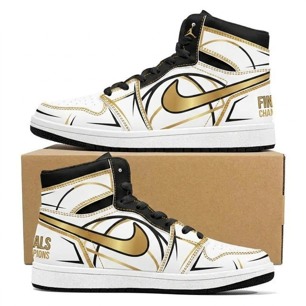 Buzzer Arc Gold Design Shoes J1