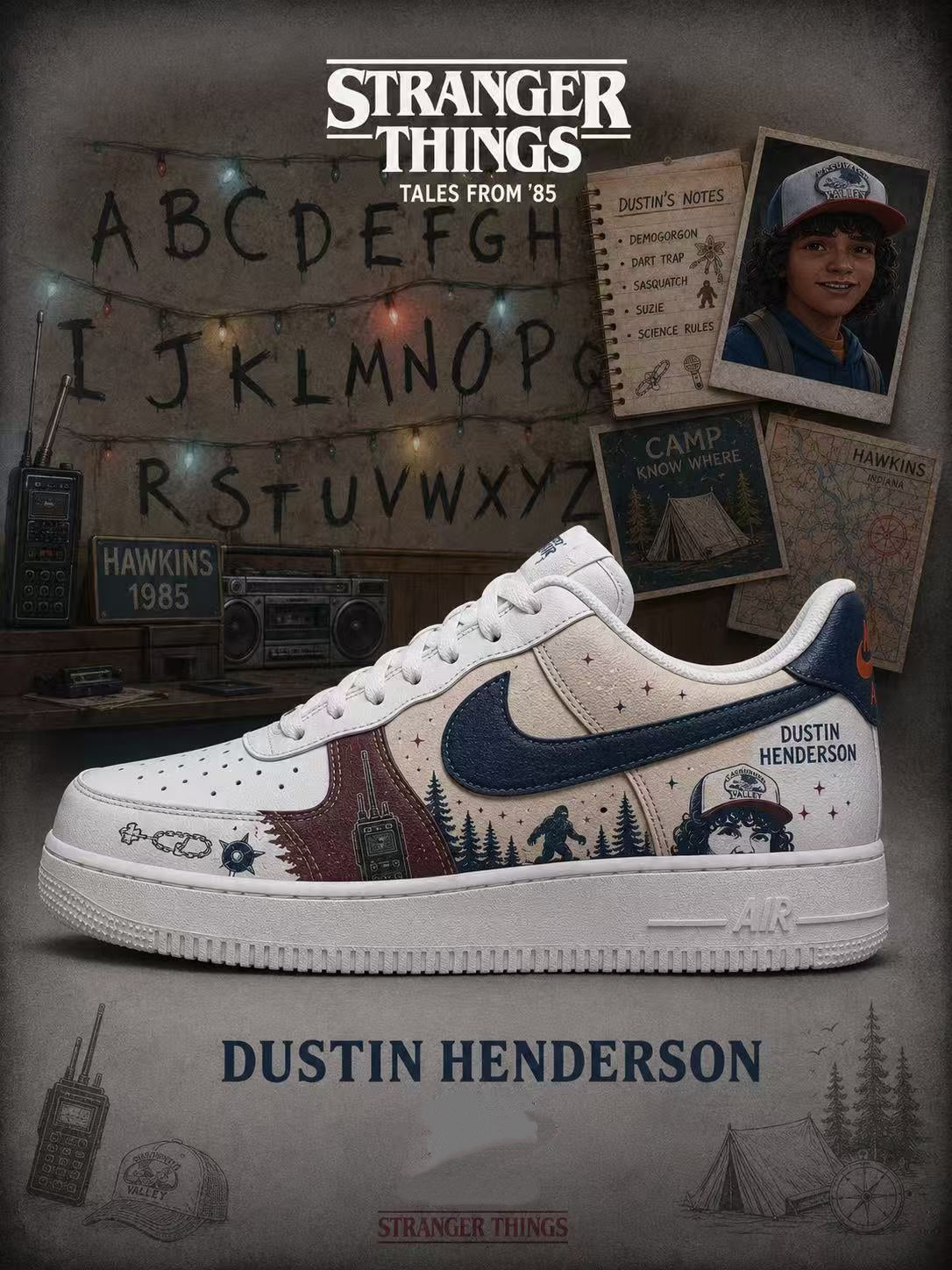 Dustin Henderson Design Shoes F1