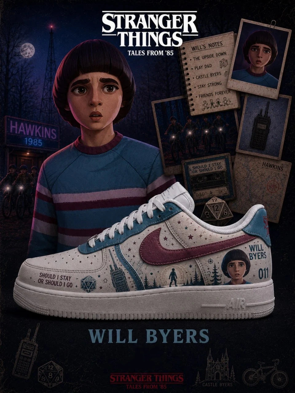 Will Byers Design Shoes F1