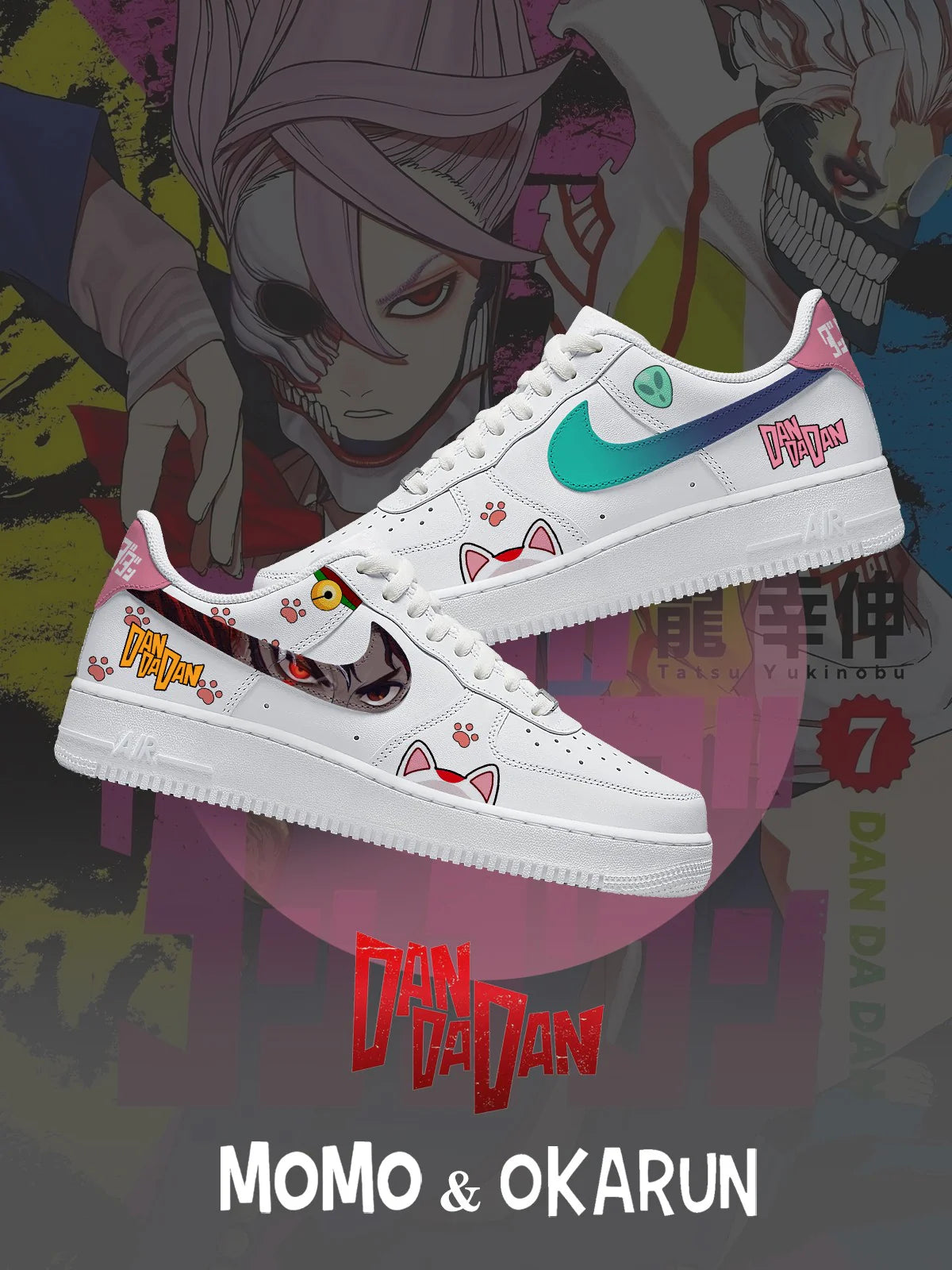 Momo & Okarun Design Shoes F1