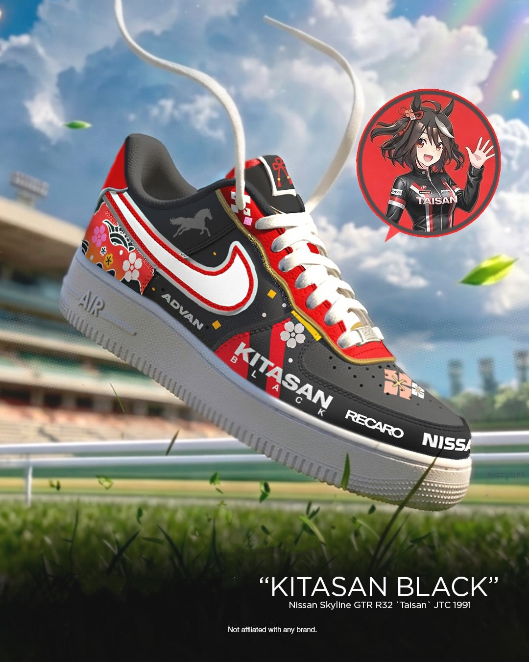 Kitasan Black Design Shoes F1