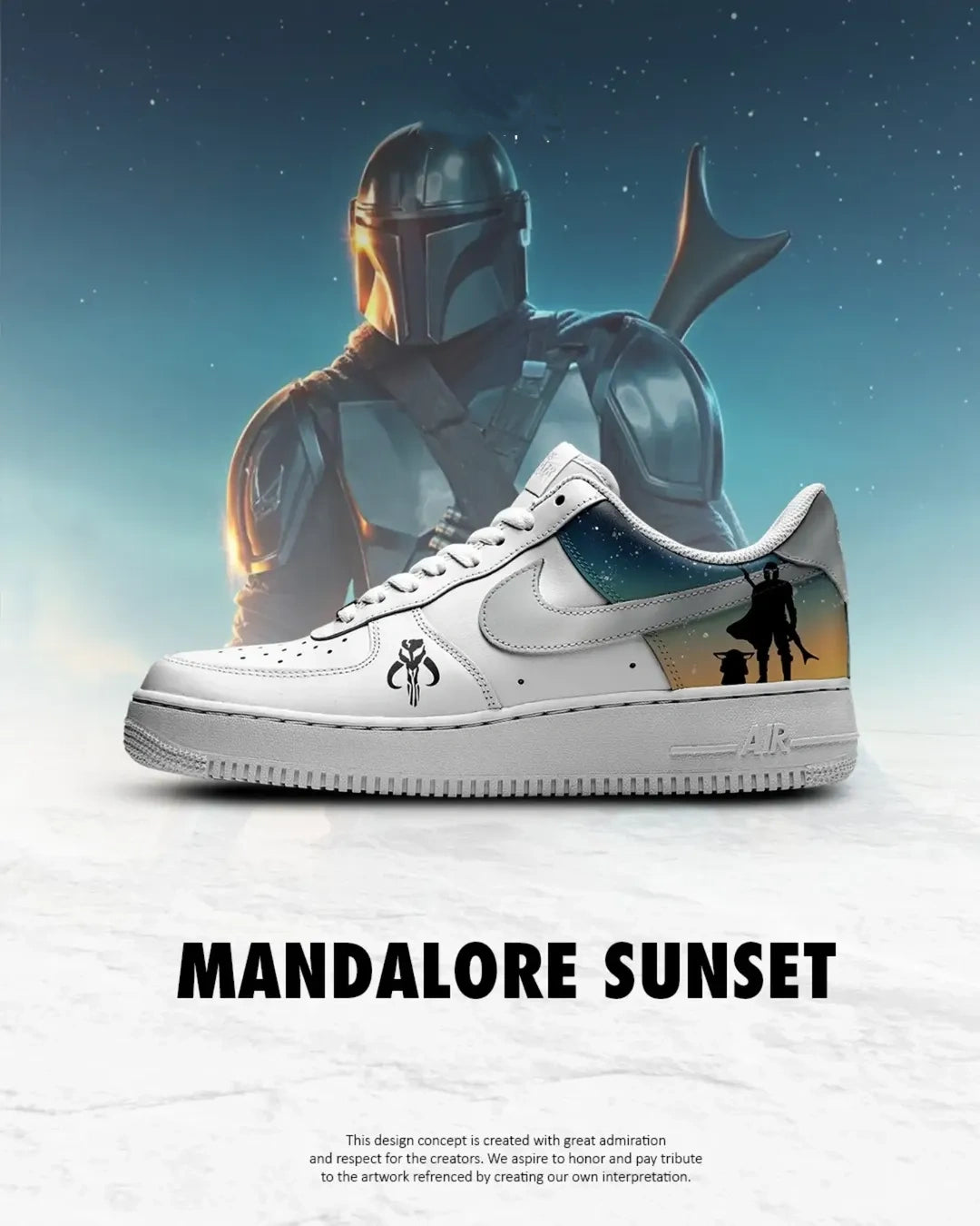 Mandalore Sunset Design Shoes F1
