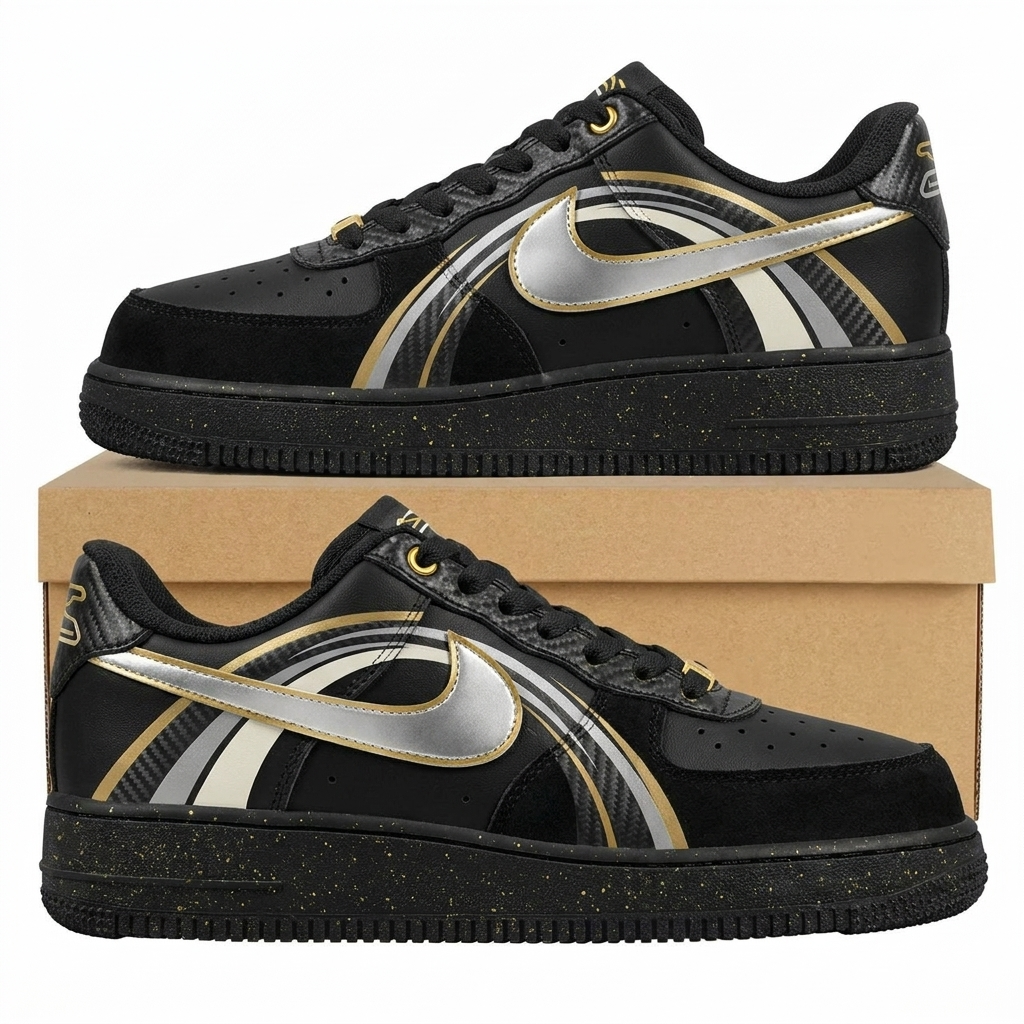 Midnight Chicane Crown Design Shoes J1