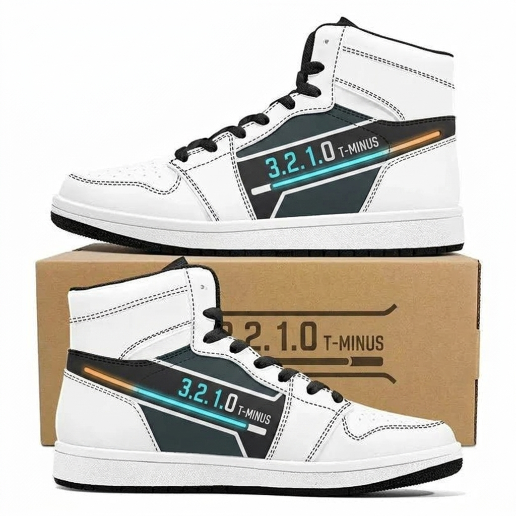 Tunnel Countdown Glow Design Shoes J1
