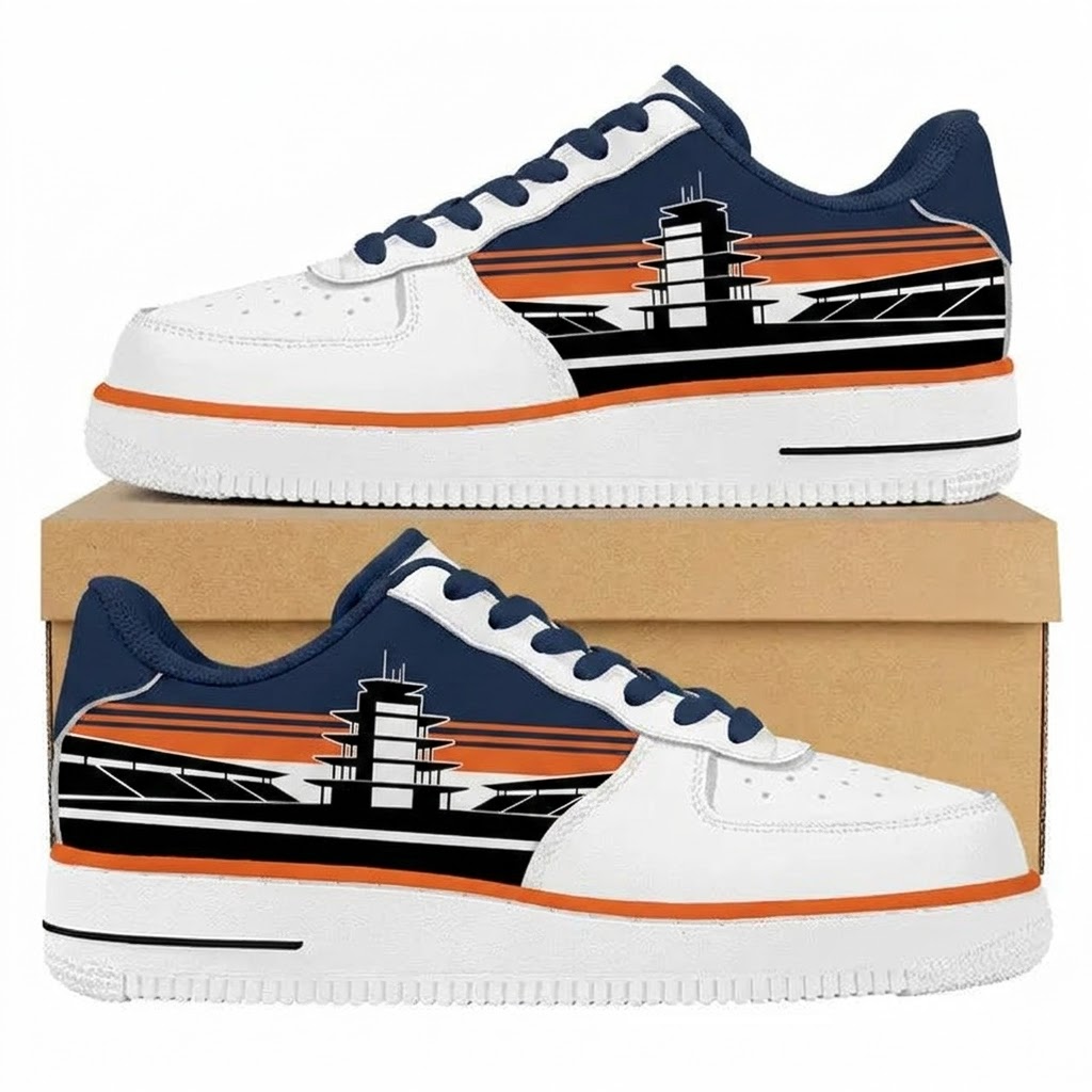Pagoda Sunset Charge Design Shoes F1