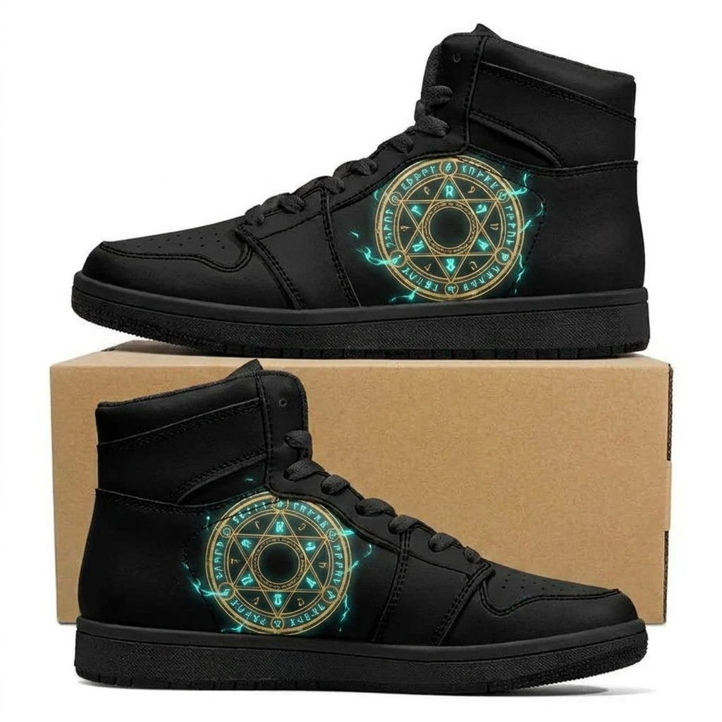Concert Spell Circle Design Shoes J1