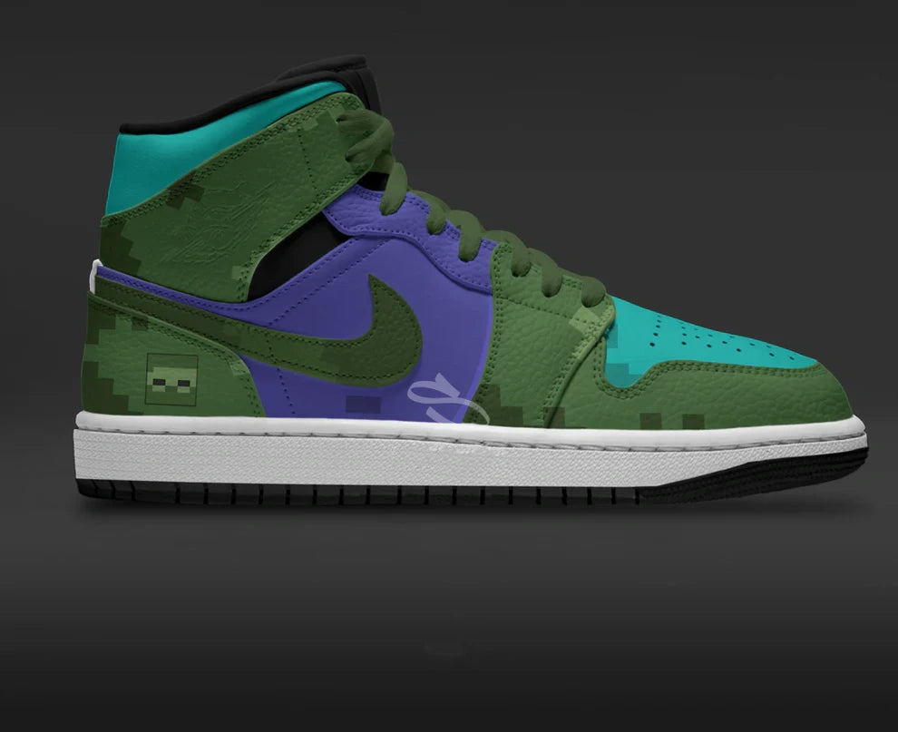 Zombie Dragon Design Shoes J1