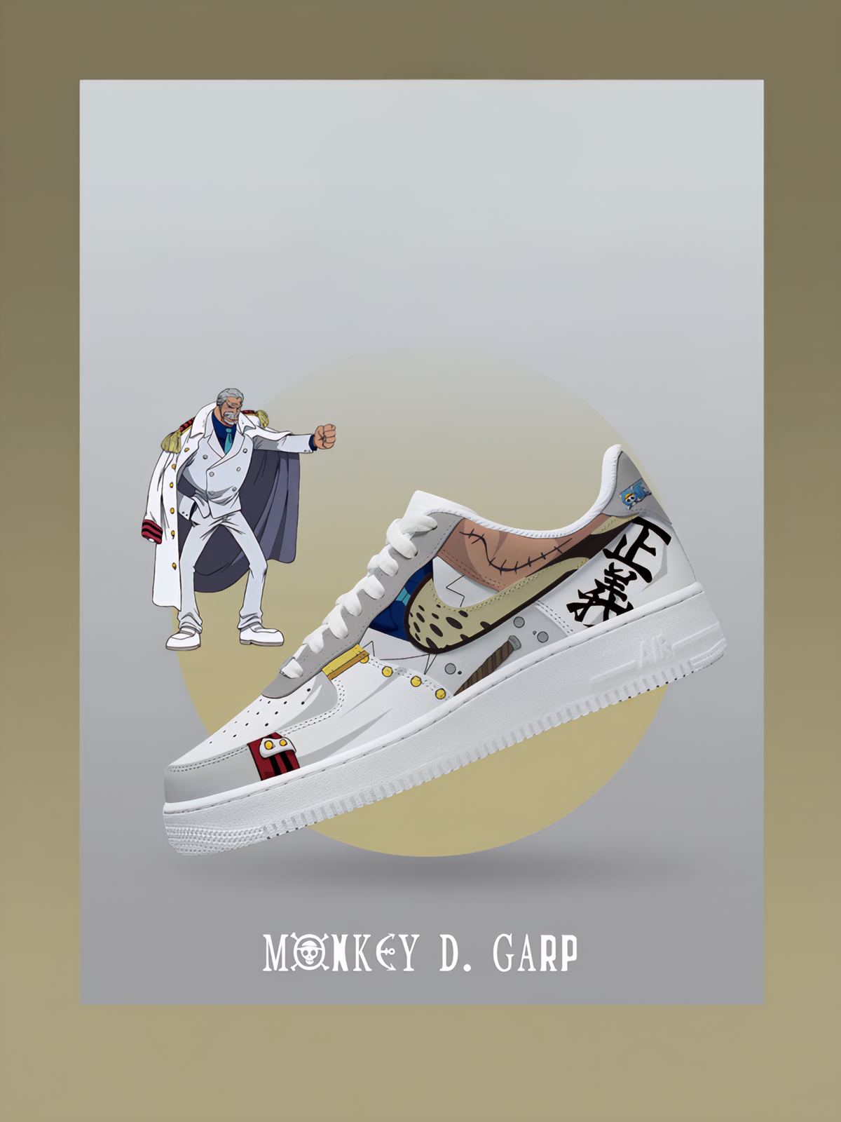Monkey D. Garp Design Shoes F1