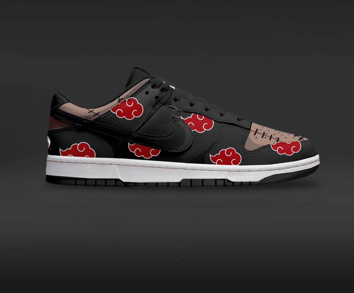 Kakuzu Akatsuki Design Shoes J1 Low Top