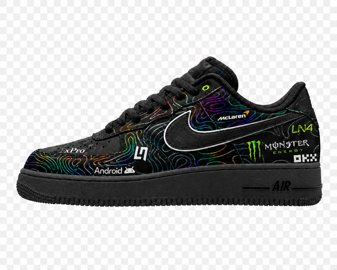 Lando Norris Dutch GP Helmet Exclusive Design Shoes F1
