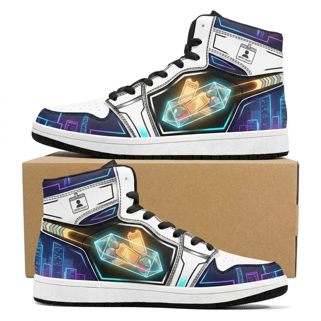 Gacha Ticket Prism Design Shoes J1
