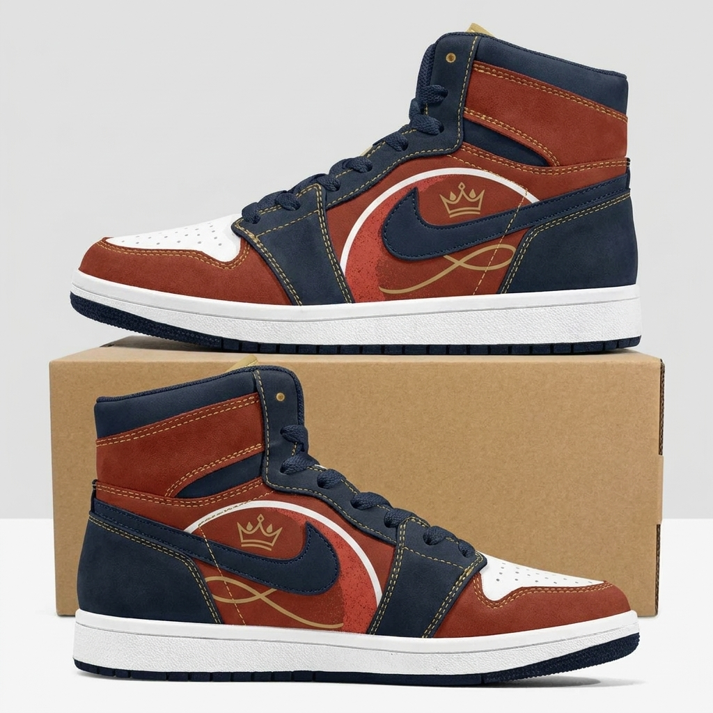 Clay Crown Goldline Design Shoes J1