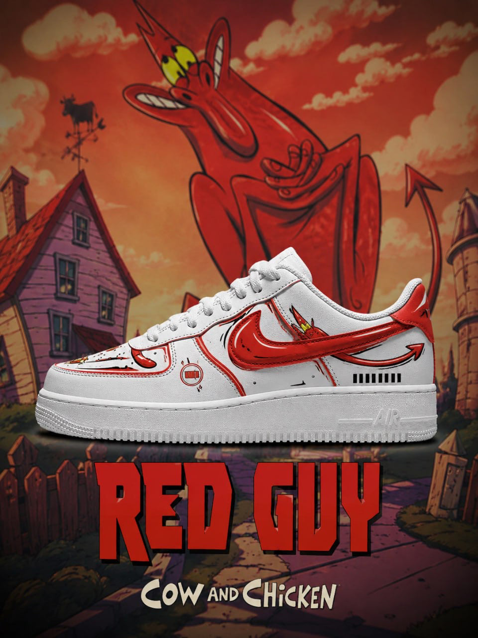 Red Guy V.2 Design Shoes F1