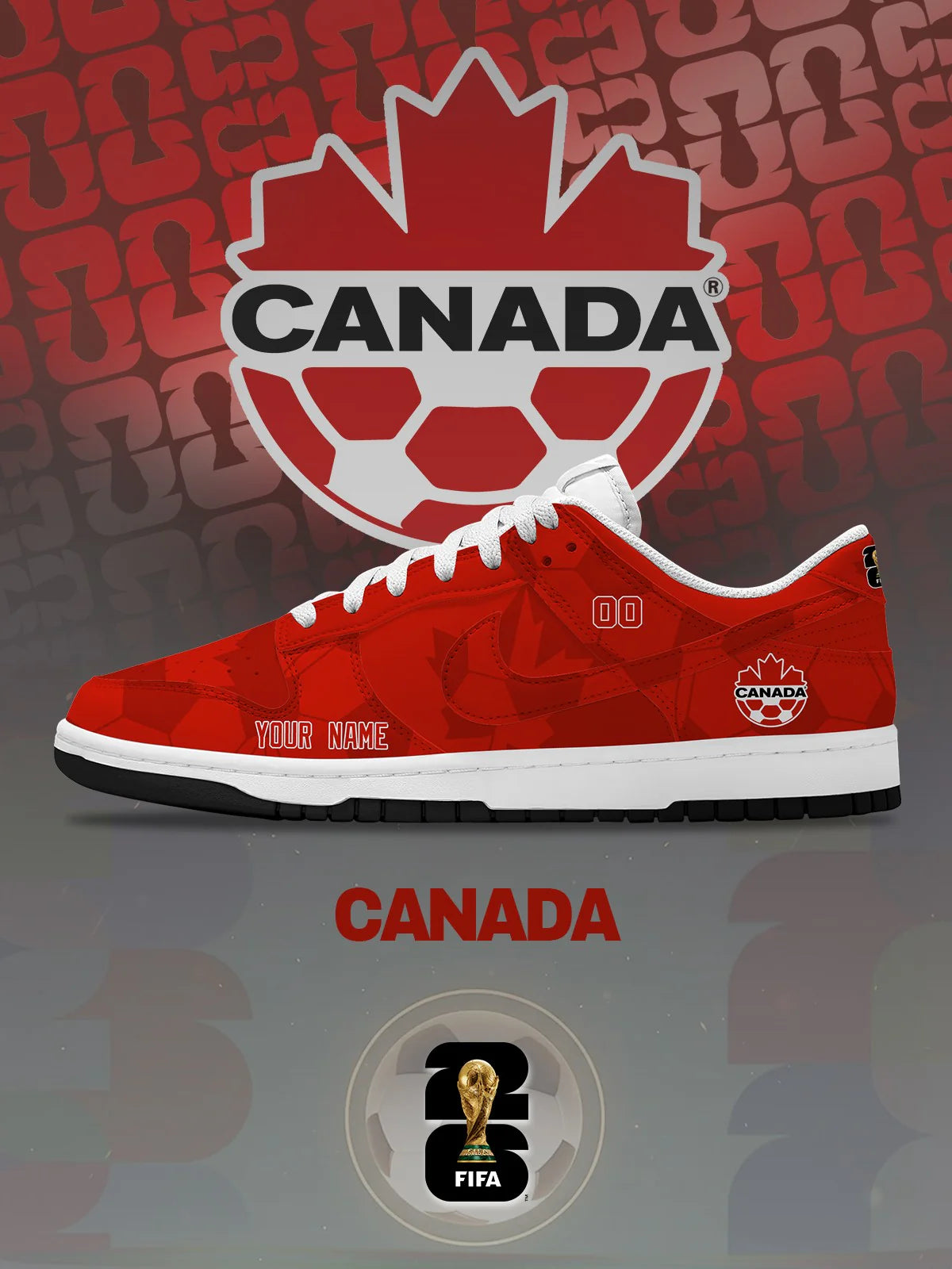 World Cup 2026 Canada Design Shoes DK
