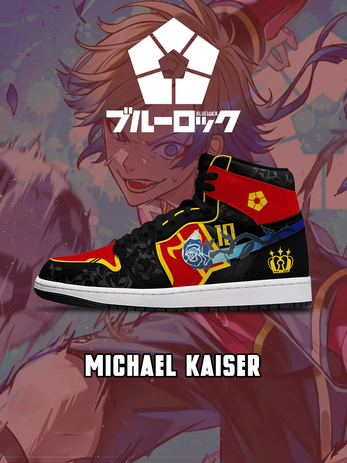 Michael Kaiser (Adult and kids size available) Limited Edition Design Shoes J1