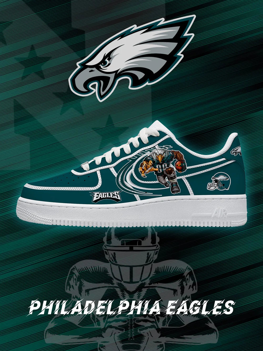 Philadelphia  limited edition Design Shoes F1