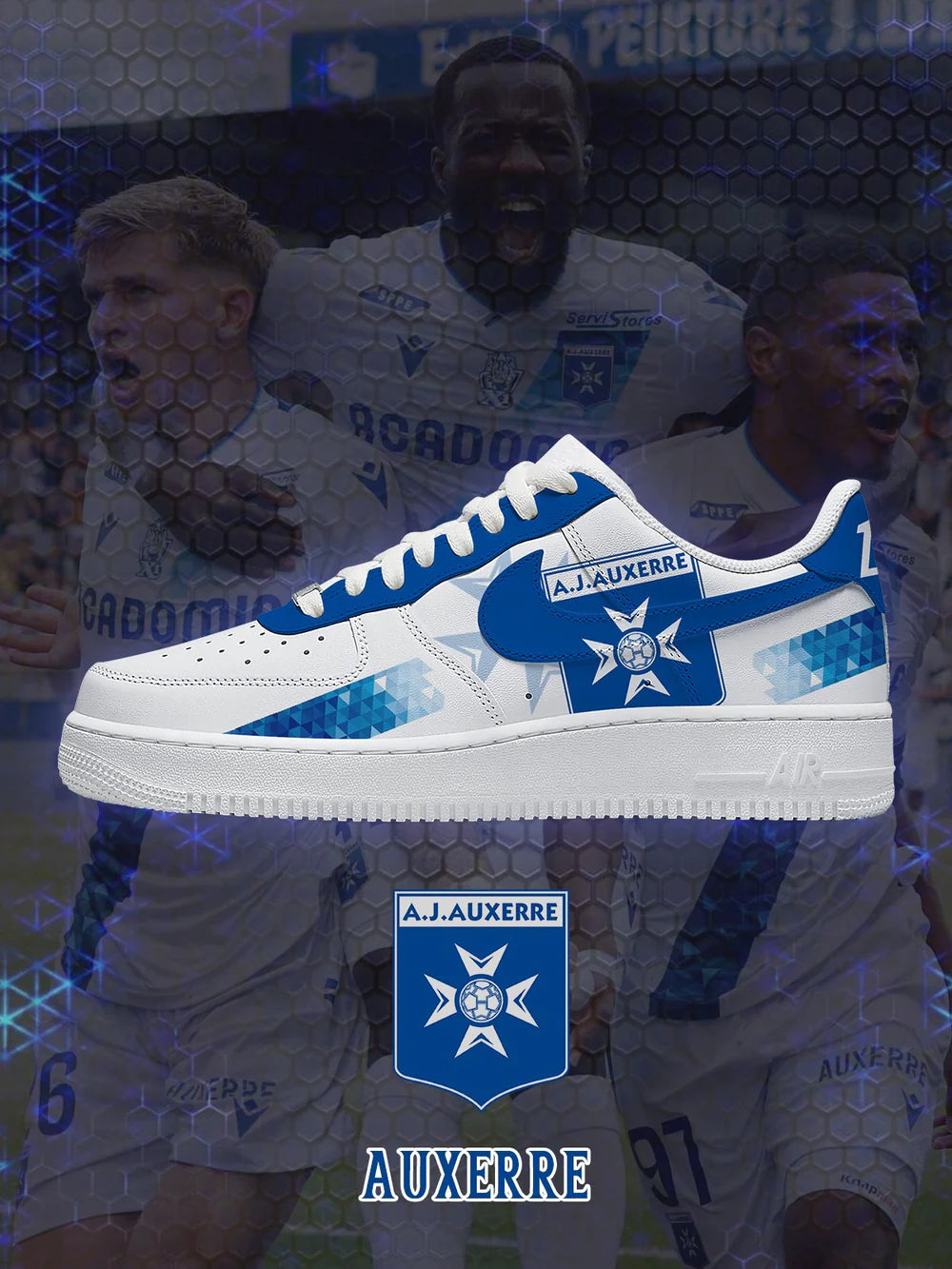 Auxerre limited edition Design Shoes F1