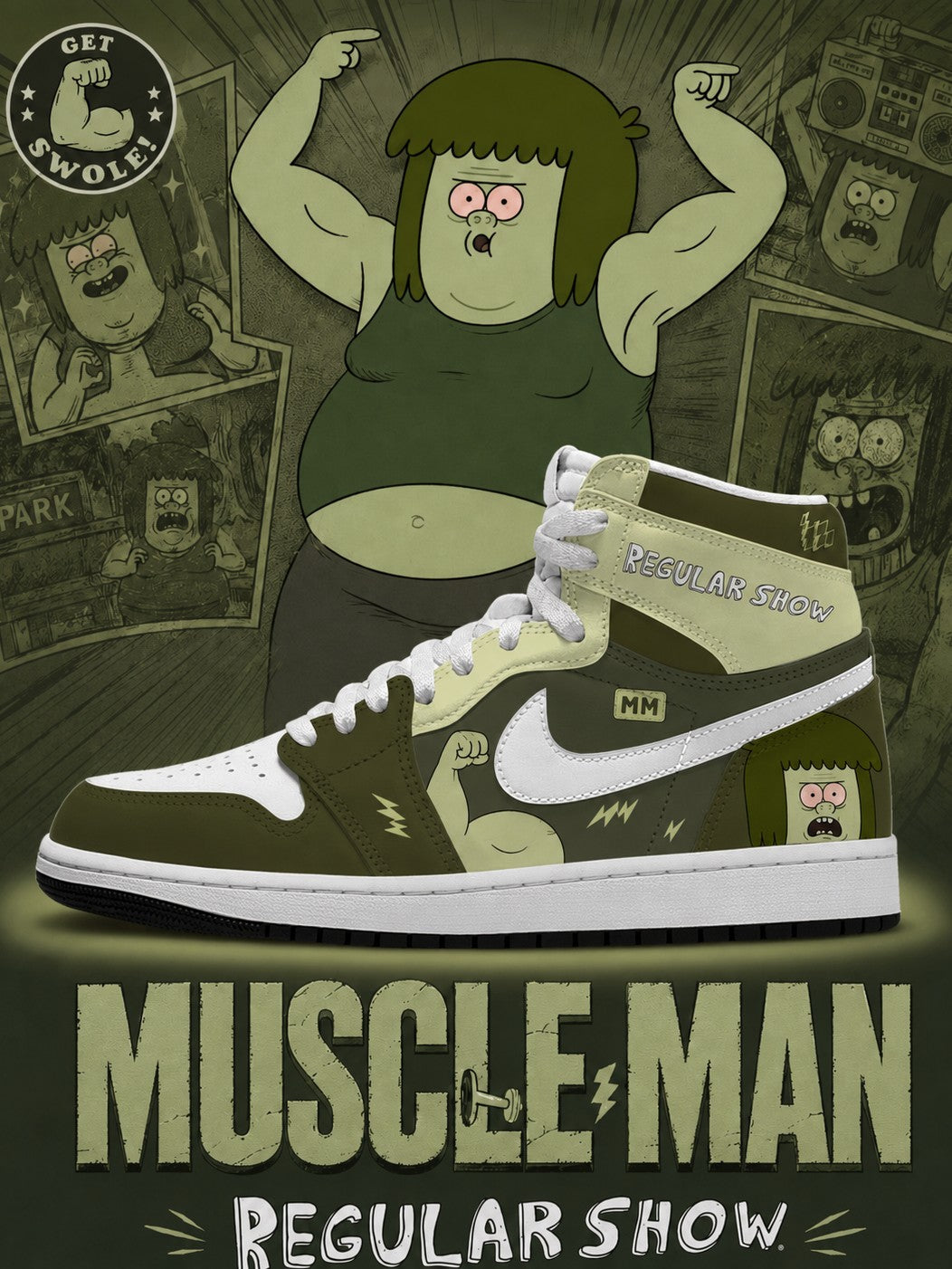 Muscle Man V.1 Design Shoes J1