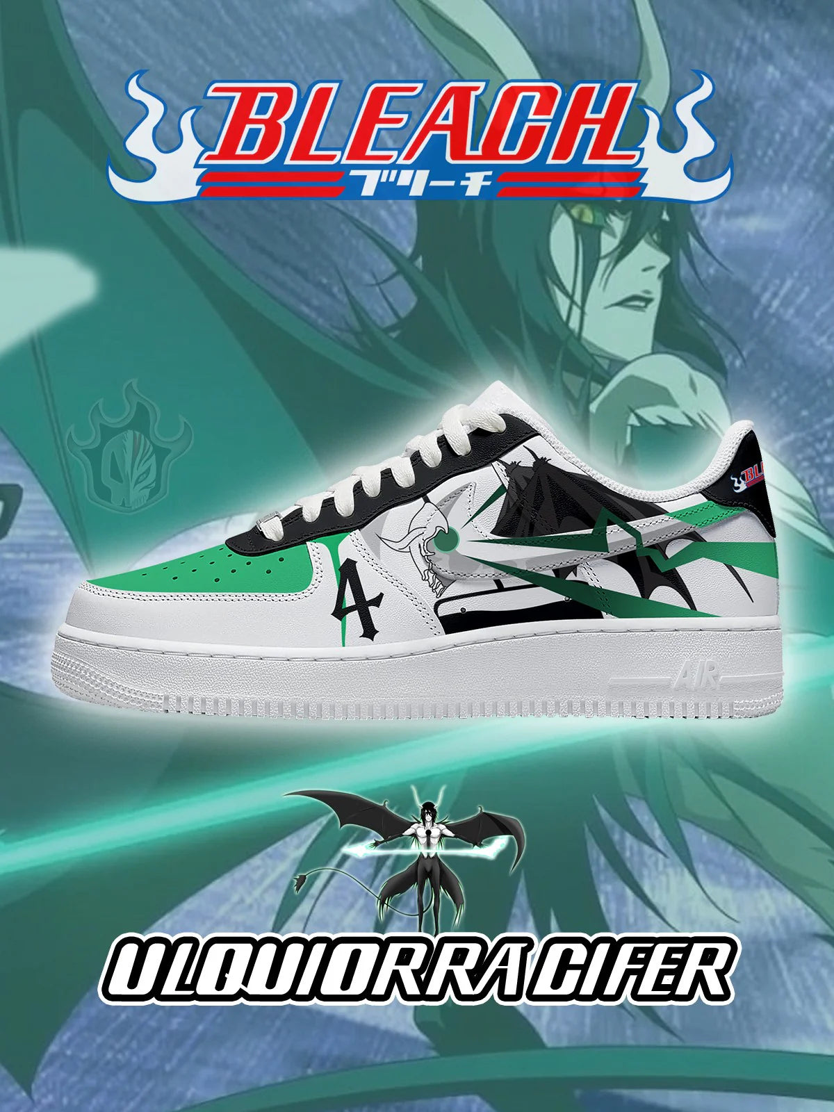 Ulquiorra Cifer  limited edition Design Shoes F1