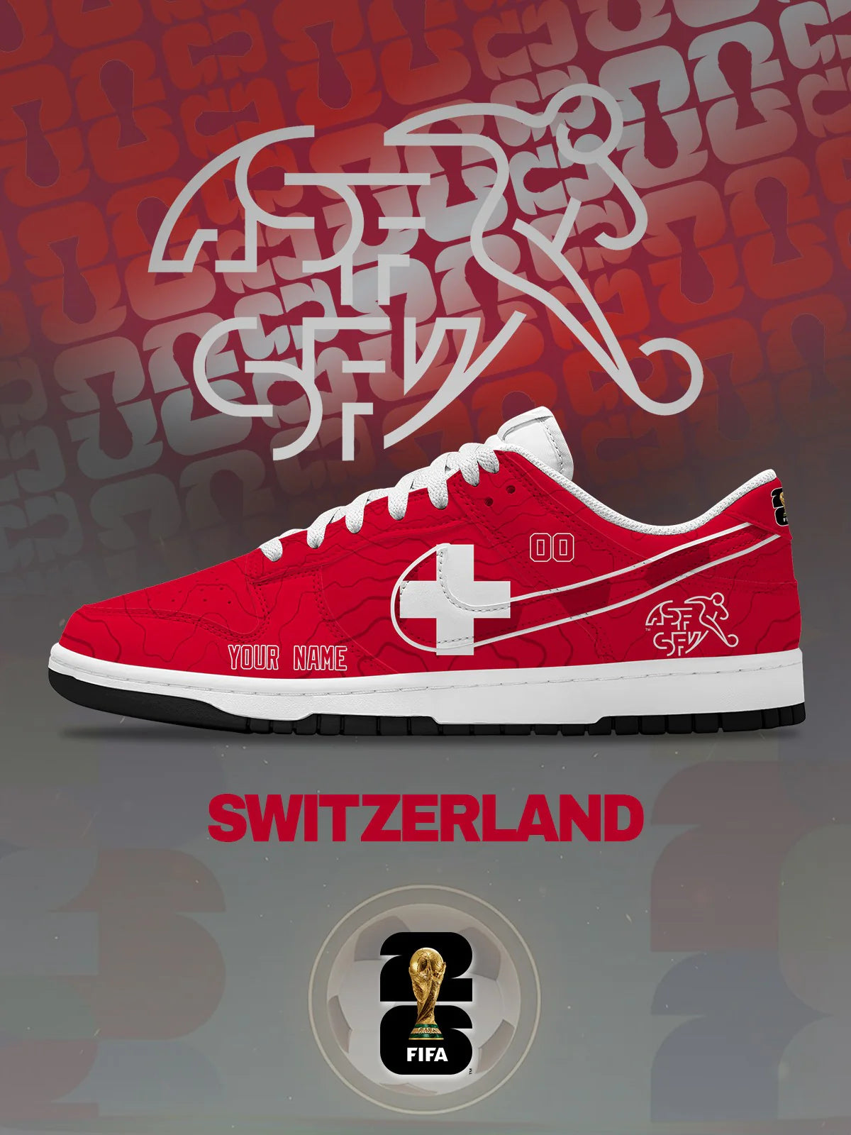 World Cup 2026 Switzerland Design Shoes DK