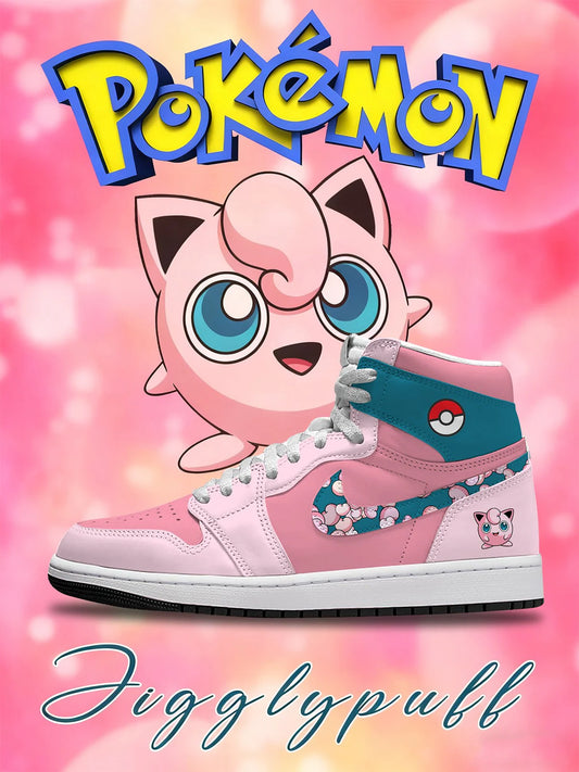 Jigglypuff (Adult and kids size available) Limited Edition Design Shoes J1