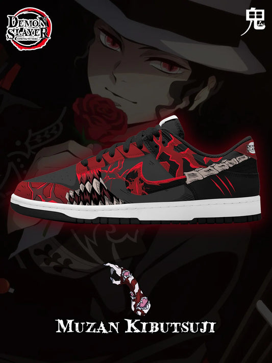 Muzan Kibutsuji Design Shoes J1 Low Top