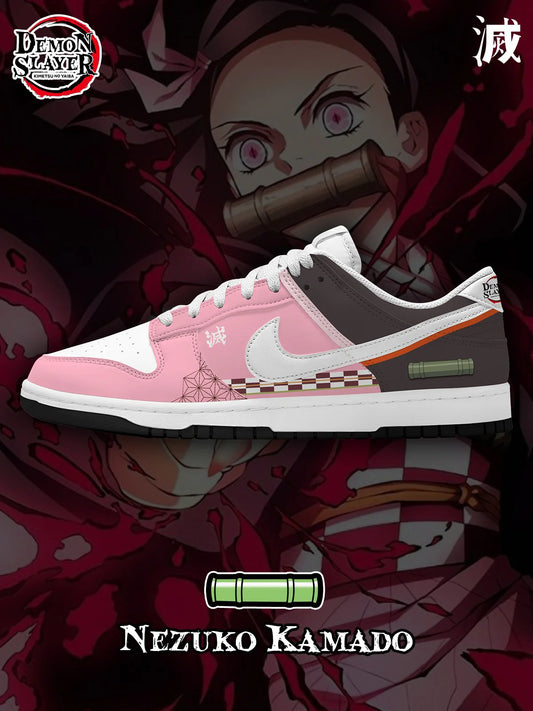 Nezuko Kamado Design Shoes J1 Low Top