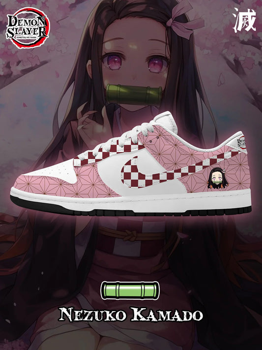 Nezuko Kamado Design Shoes J1 Low Top