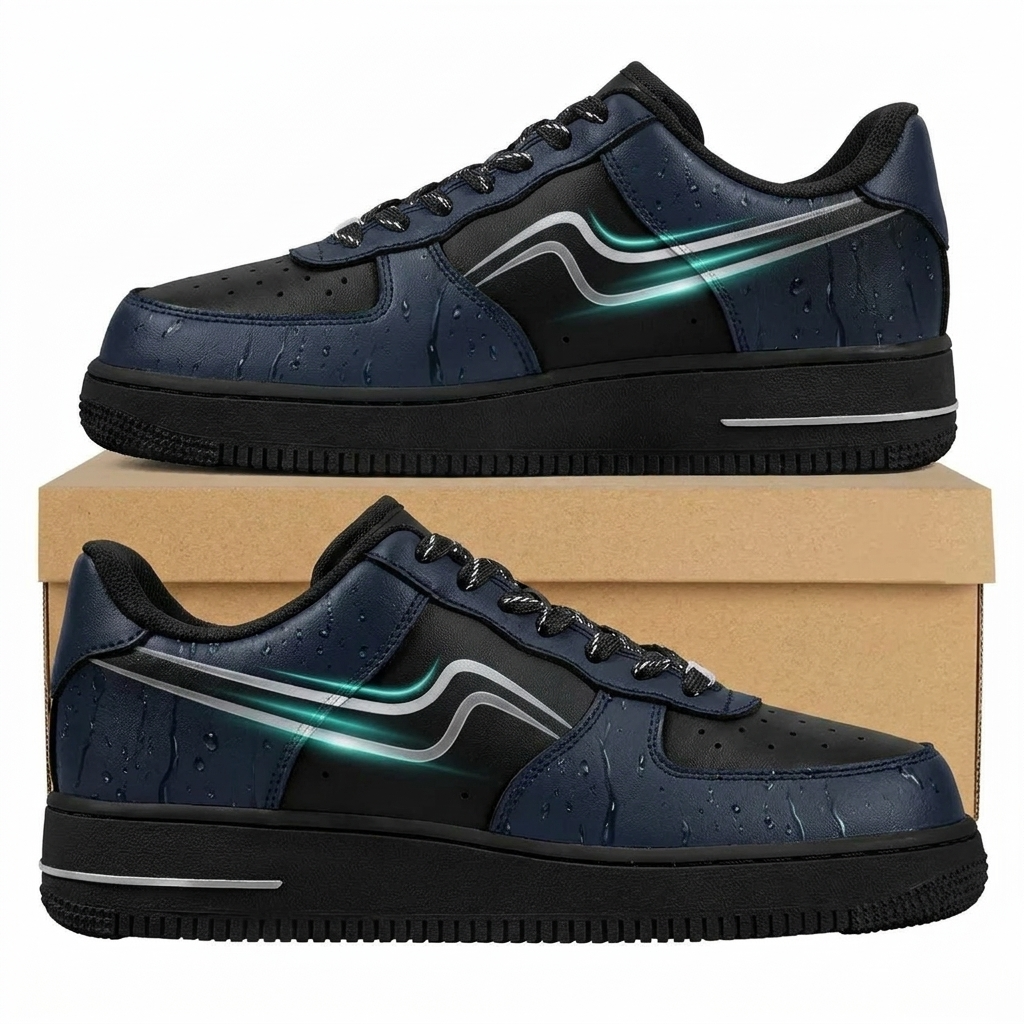 Midnight Chicane Glow Design Shoes F1