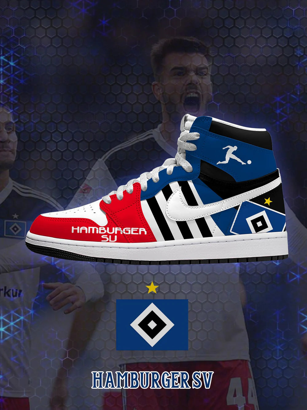 Hamburg (Adult and kids size available) Limited Edition Design Shoes J1