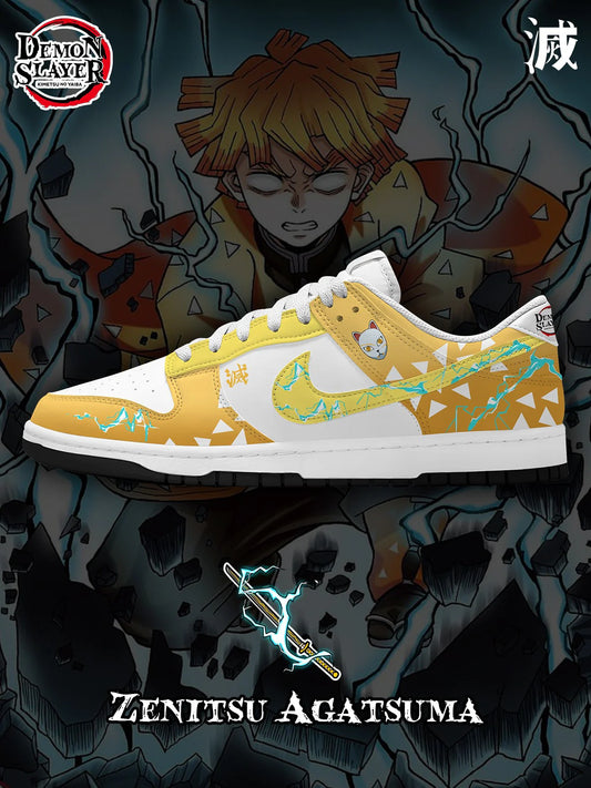 Zenitsu Agatsuma  Design Shoes J1 Low Top