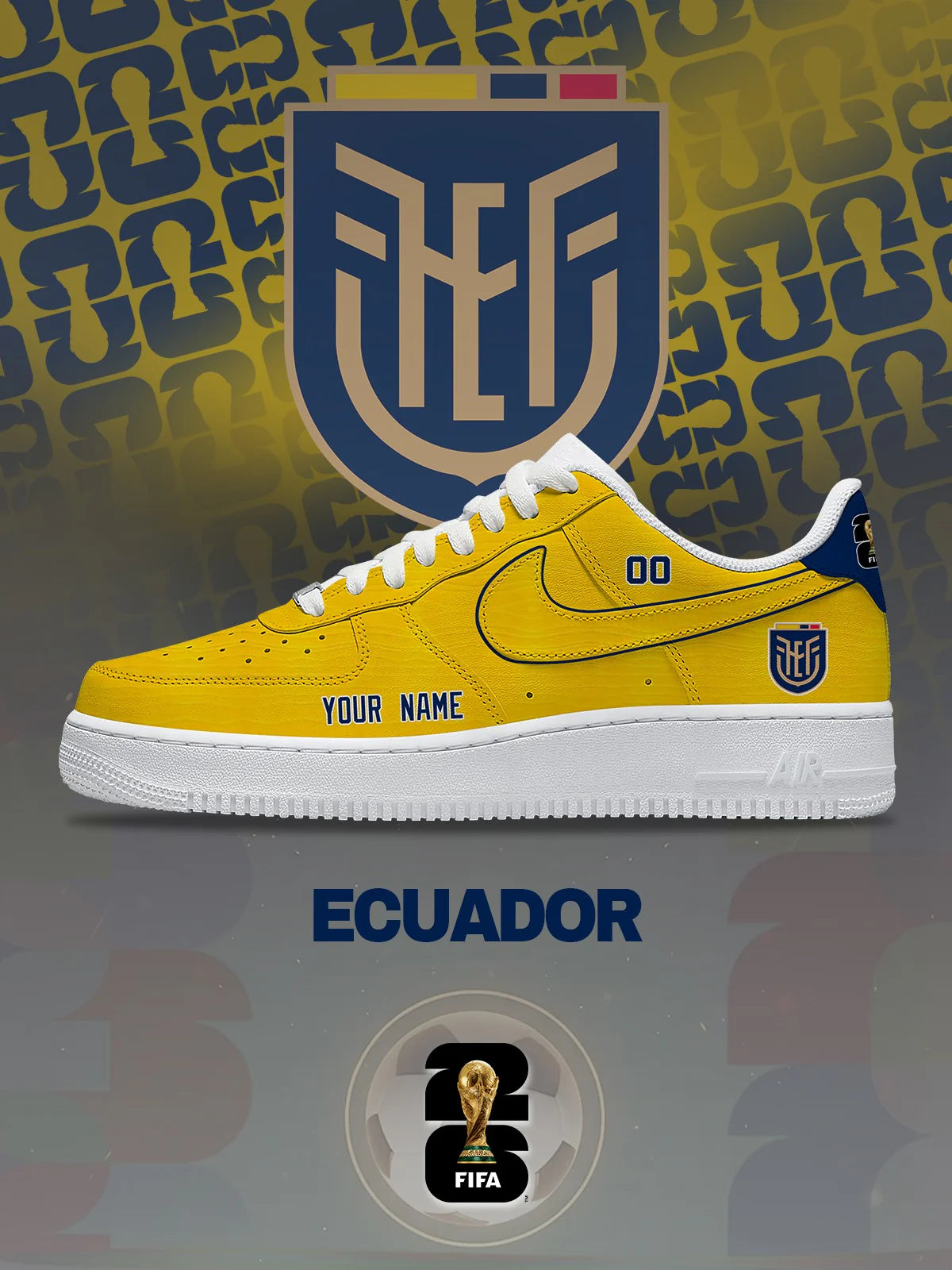 World Cup 2026 Ecuador Design Shoes F1
