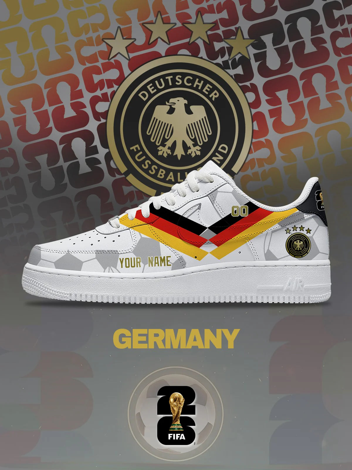 World Cup 2026 Germany Design Shoes F1