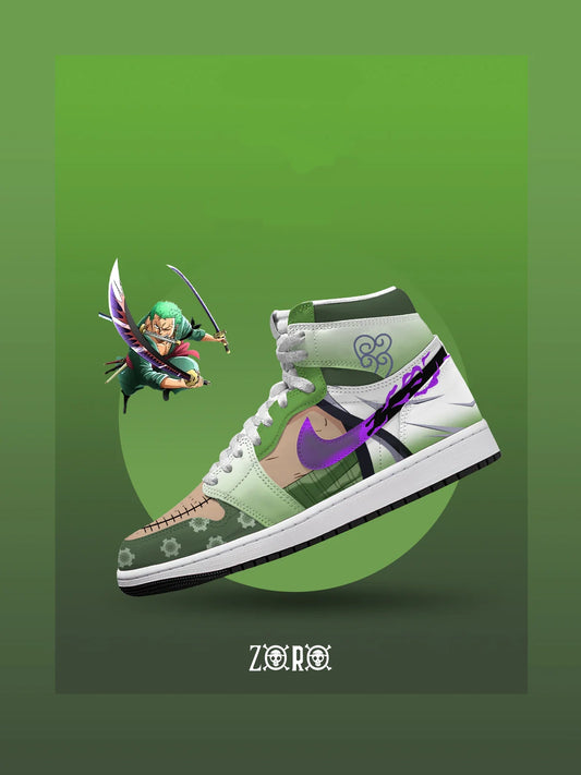 Zoro (Adult and kids size available) Limited Edition Design Shoes J1