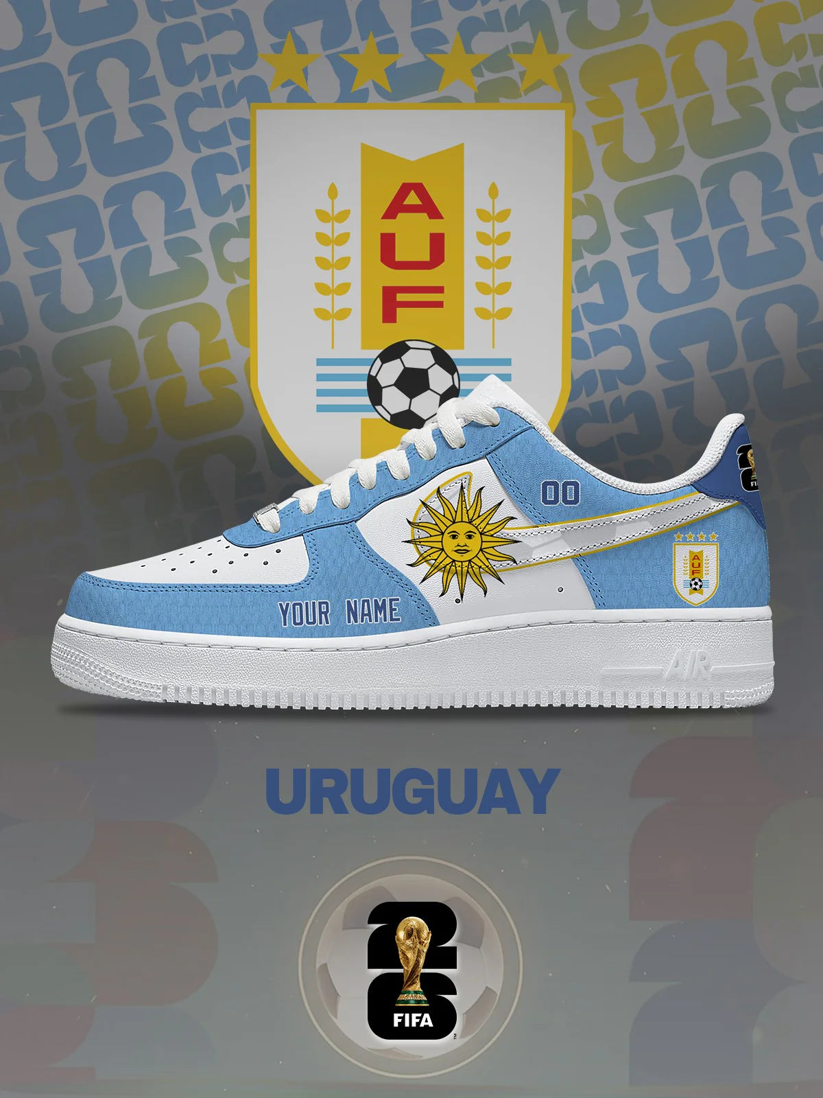 World Cup 2026 Uruguay  Design Shoes F1