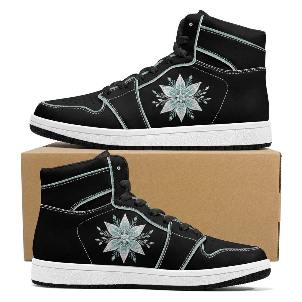 Northern Stage Flower Design Shoes J1