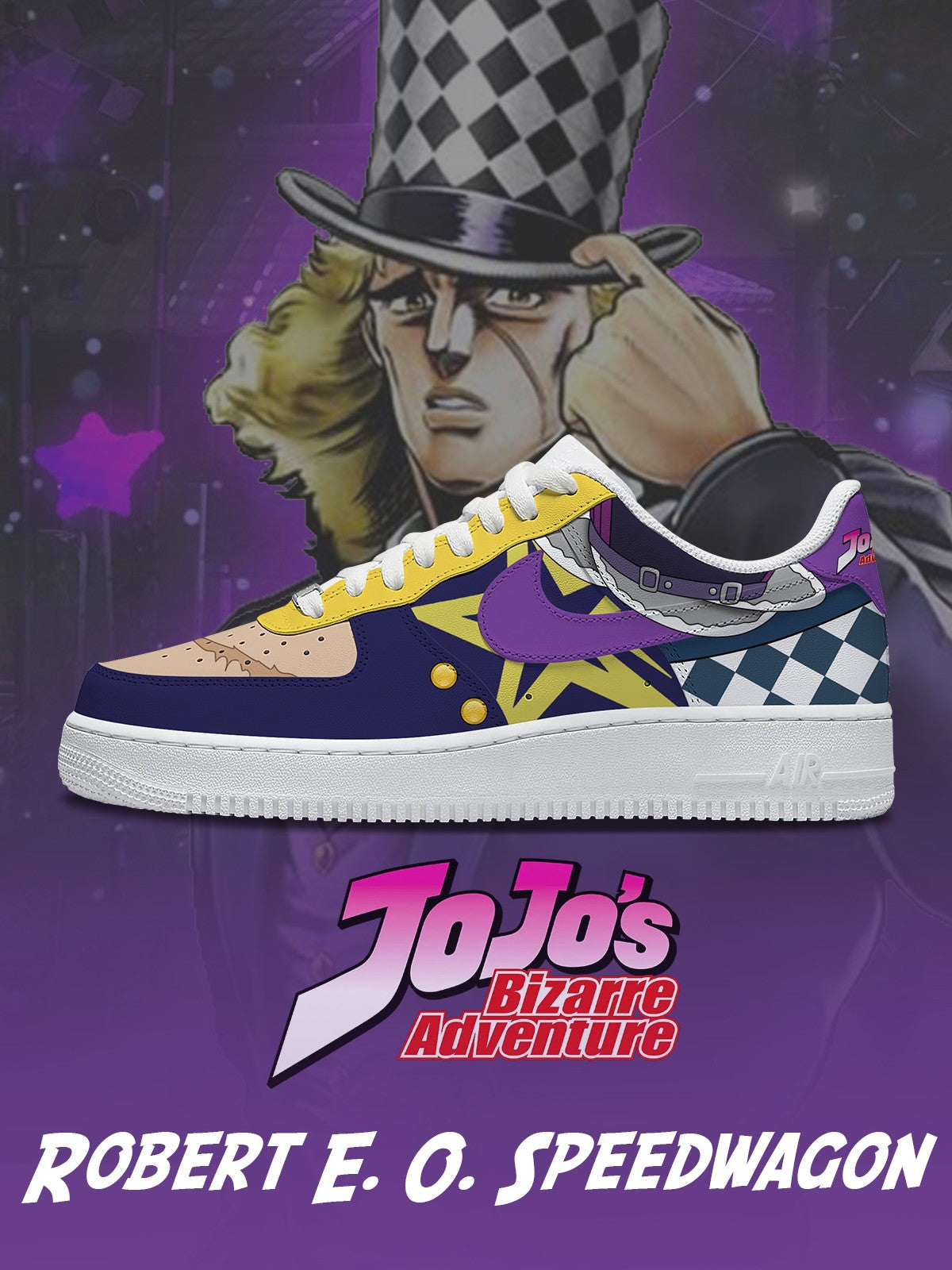 Robert E. O. Speedwagon V.2 Design Shoes F1