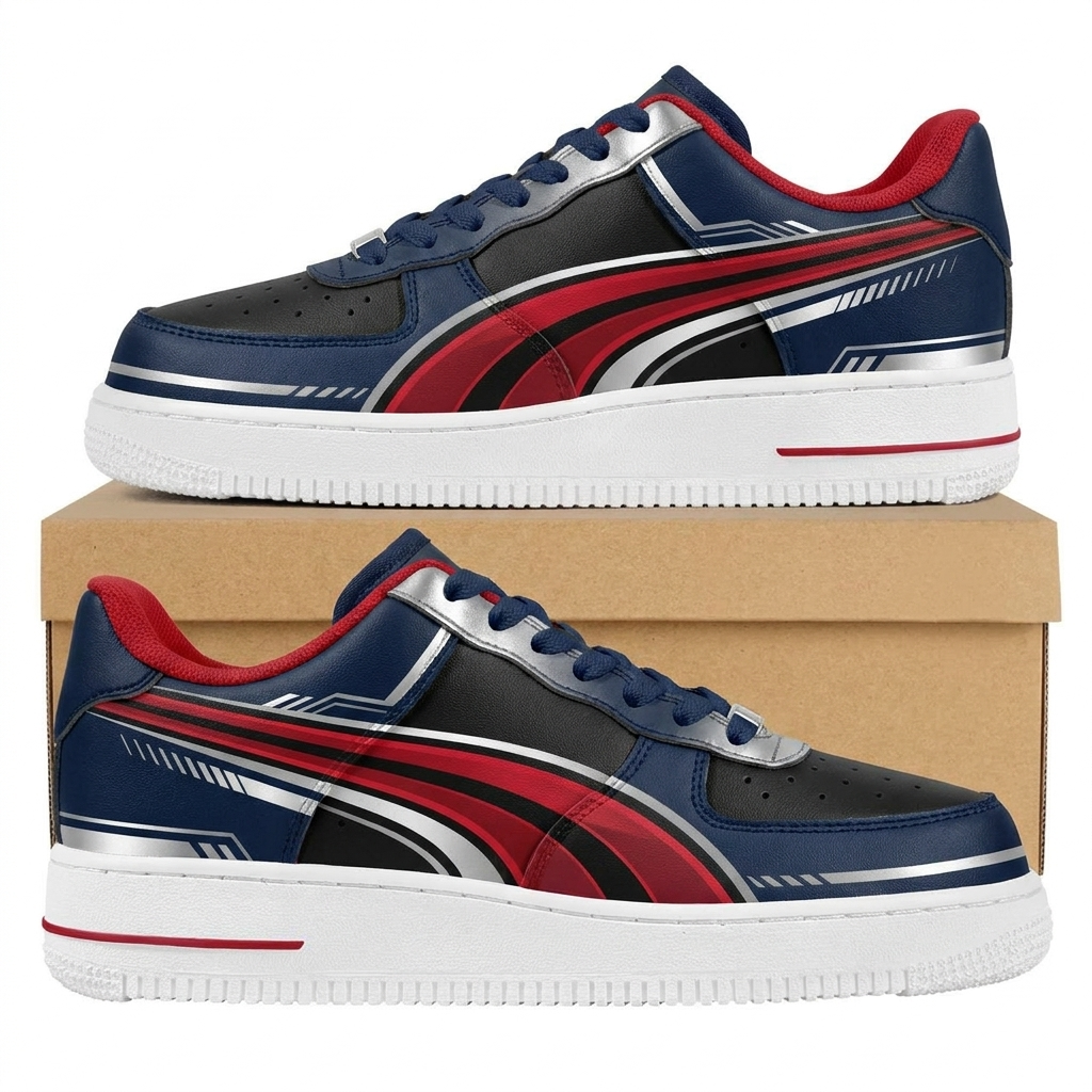Redline Harbor Signal Design Shoes F1