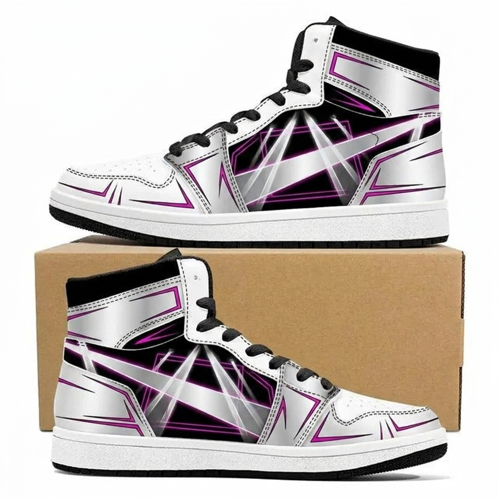Fanchant Rail Silver Design Shoes J1