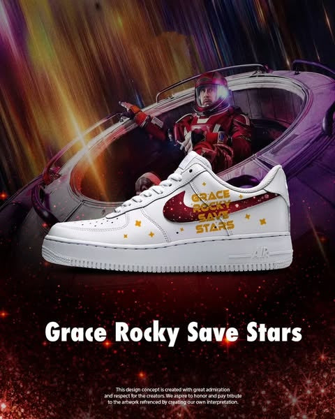 Grace Rocky Save Stars Design Shoes F1