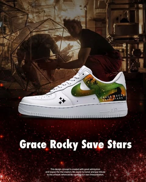 Grace Rocky Save Stars Design Shoes F1