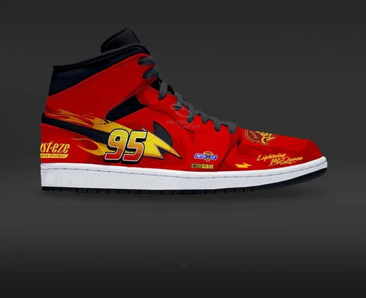 Lightning Mcqueen Design Shoes J1