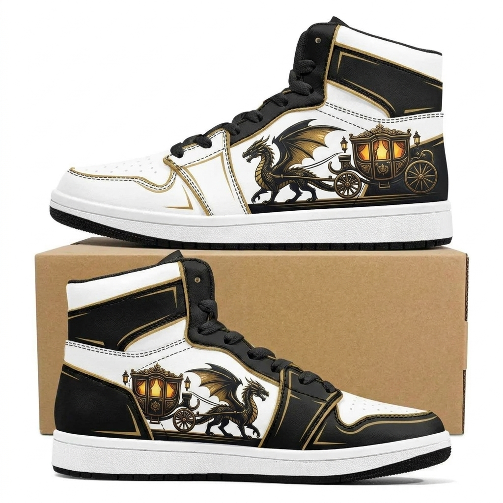 Dragon Carriage Nightseal Design Shoes J1