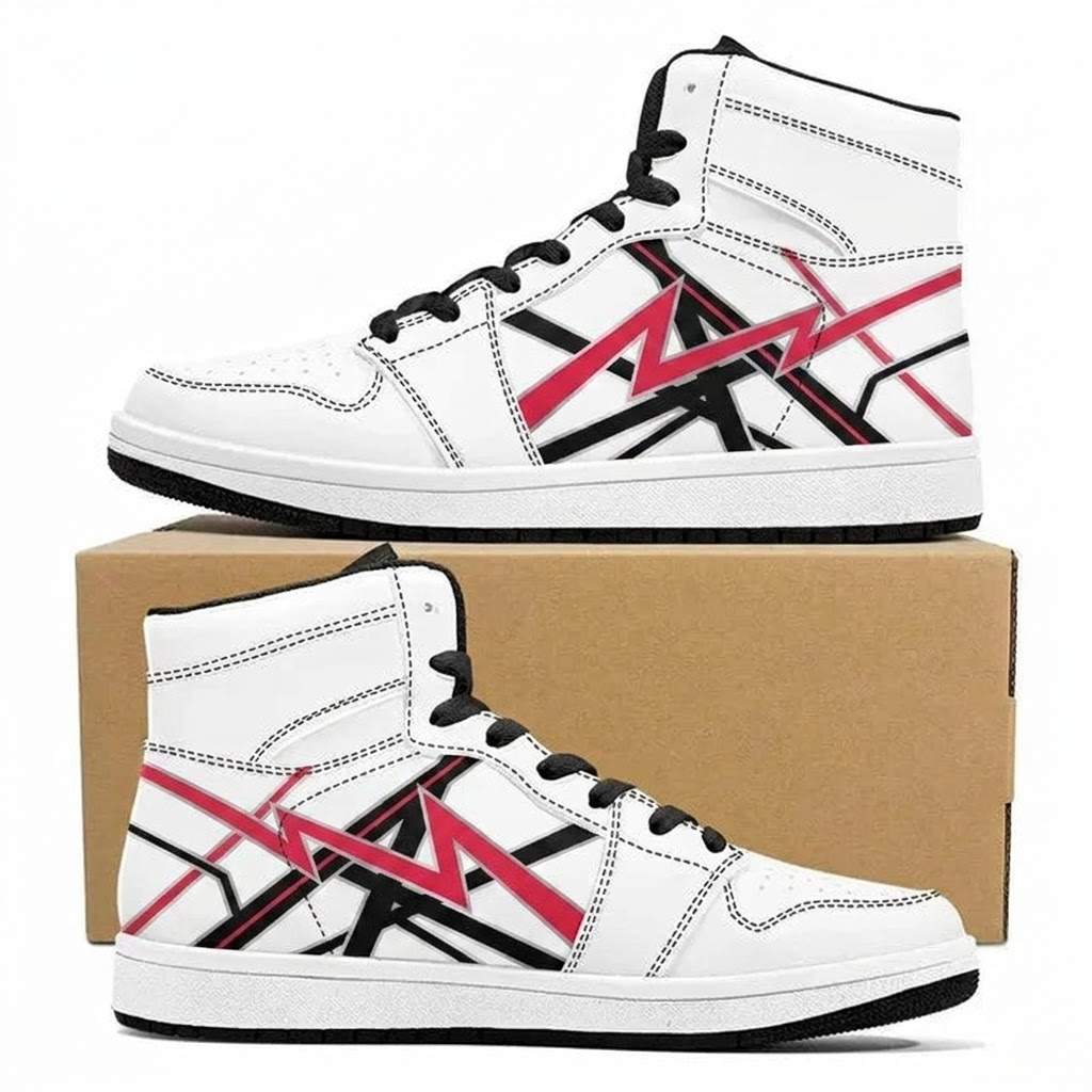 Crow Route Crimson Design Shoes J1